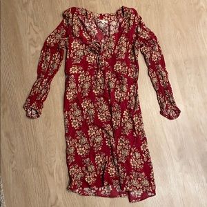 Floral mid length dress